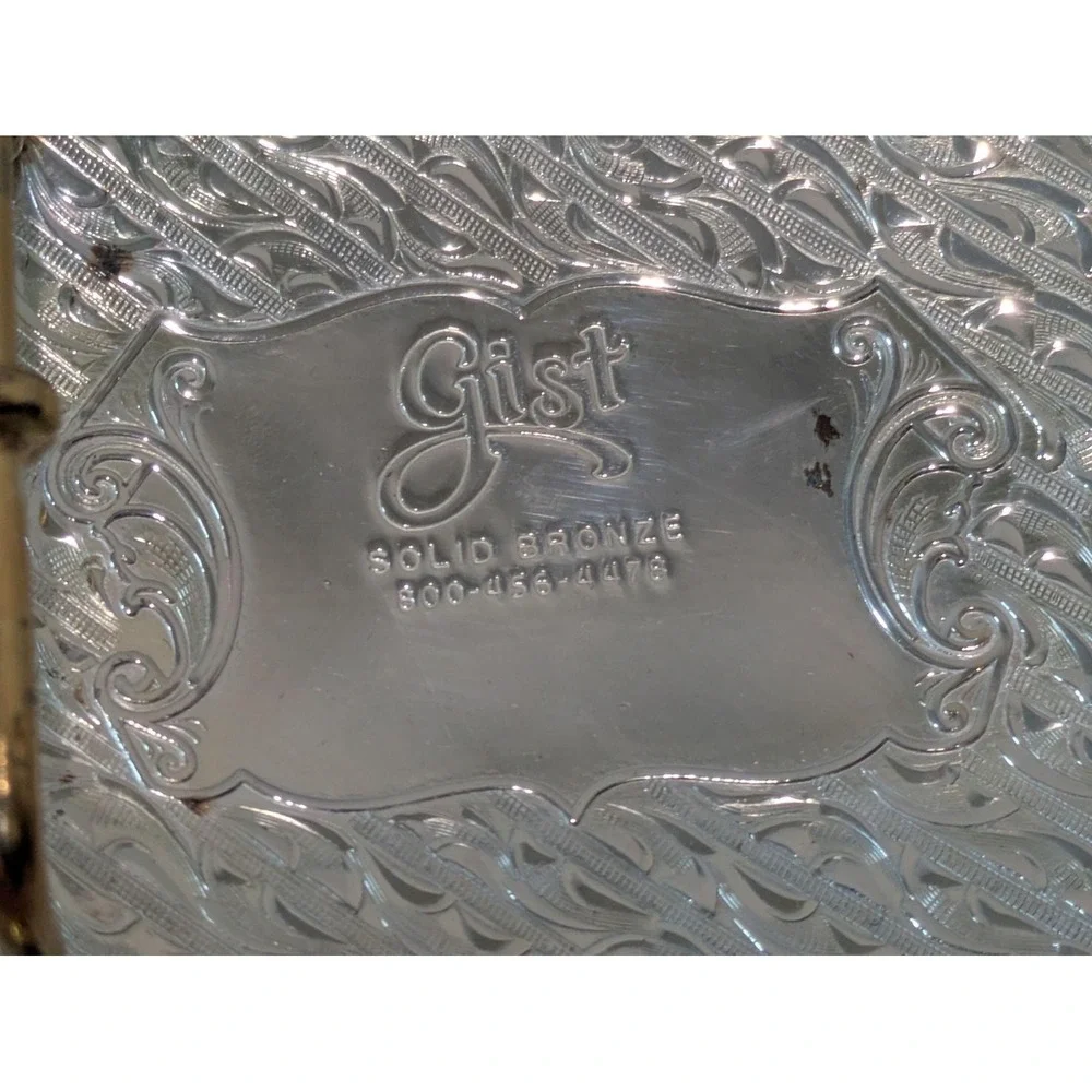 Gist Silversmiths Belt Buckle Mens Silver TSCA Champion Halter Geldings 2009